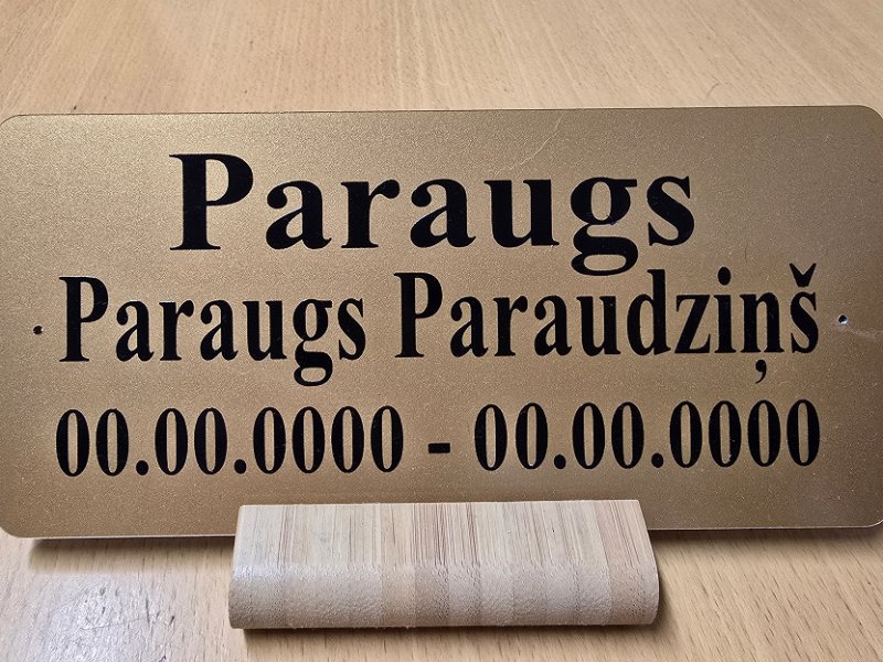 Personalizētās plāksnītes